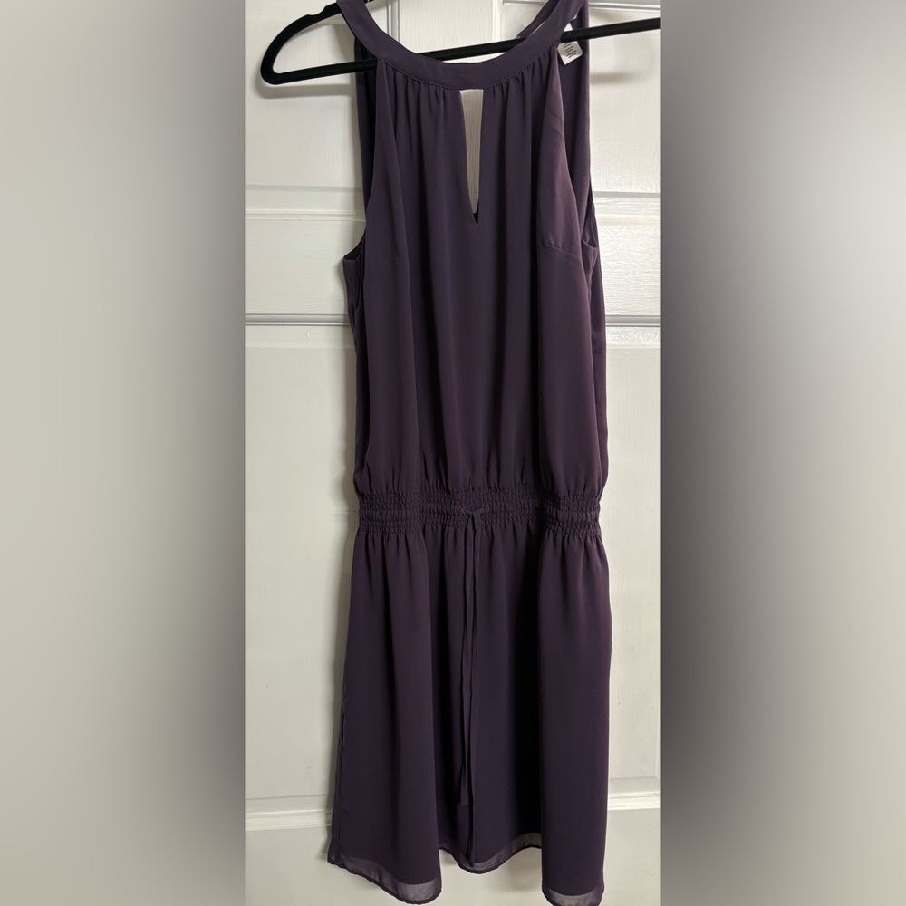 White House Black Market purple Sleeveless‎ Dress size S